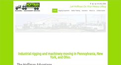 Desktop Screenshot of hoffmanindustrial.com